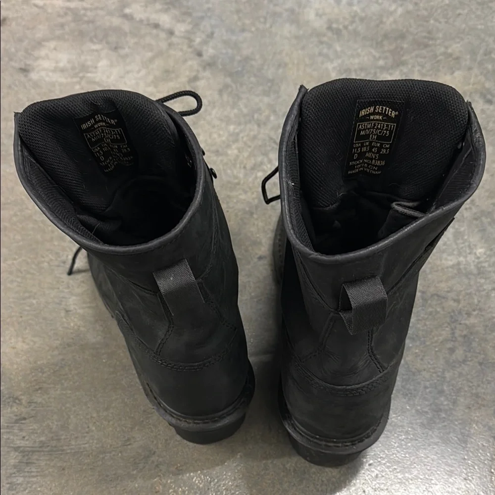 Red Wing Shoes Black Leather Boots